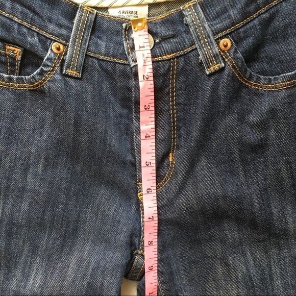 Jordache Flare Mid-Rise Jeans Women’s Size 4 – Dark Wash Retro Y2K Style - Picture 5 of 9